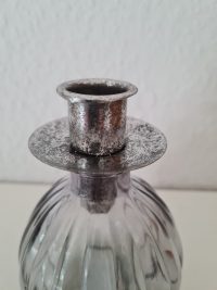 Flaschenaufsatz als Kerzenständer Altsilber, Gold , Schwarz antik oder Rost