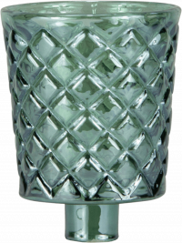 Aufsatzglas Crystal in Grün