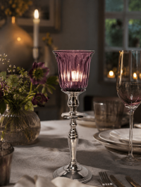 Aufsatzglas Stella in Fuchsia