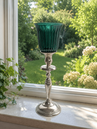 Aufsatzglas Stella in Grün