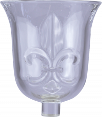Aufsatzglas Bourbone in Klar