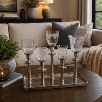 Aufsatzglas Roses in Klar