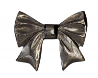 Schleife in Silber-Antik