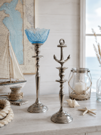 Anker Stecker in Silber-Antik