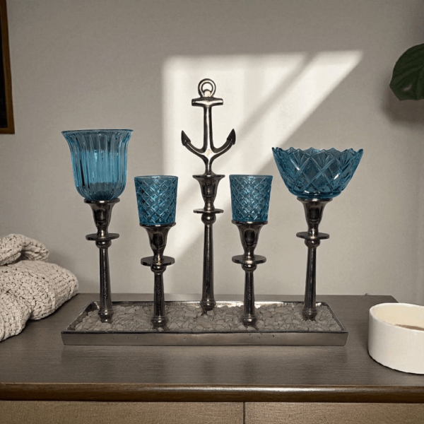 Aufsatzglas Stella in Blau – Bild 2