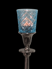 Aufsatzglas Crystal in Blau