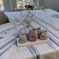 5 Minivasen in Fischform