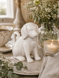 Charmantes Milchkännchen in Hundeform