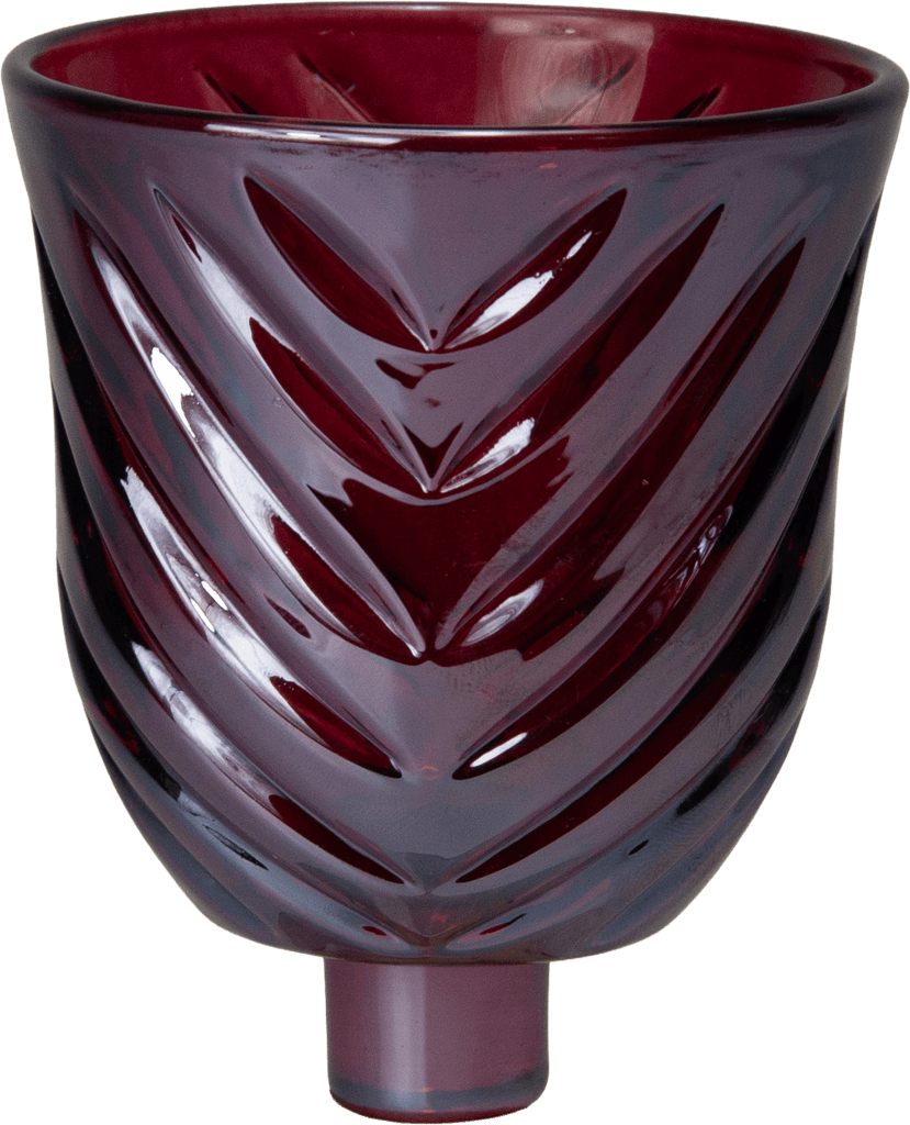 Aufsatzglas Venice in Rot – Bild 2