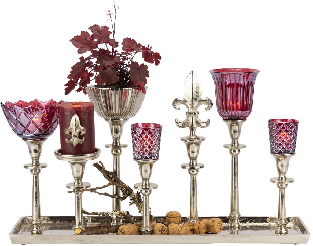 Aufsatzglas Stella in Rot – Bild 3